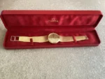 Montre Omega automatique DE Ville 100 % authentique, fabriquée en Suisse, en or jaune massif 18 carats (750) - Image 3