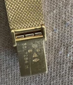 Montre Omega automatique DE Ville 100 % authentique, fabriquée en Suisse, en or jaune massif 18 carats (750) - Image 2