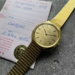 Montre Omega Constellation 1986 en or jaune massif 18 carats BA 391.8605 - 83,25 grammes + papiers - Image 11