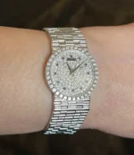 Montre Piaget 9706G2 en or blanc et diamants de 1995 - Ensemble complet - Parfait - Image 17
