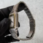 Montre Cartier Santos Carrée bimétallique 1172961, date automatique, 1996 - Ensemble complet - Image 5