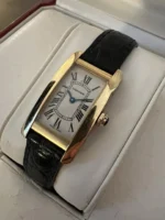 Montre Cartier Tank Américaine, petite, 2000, or jaune massif 18 carats, réf. 1710, boîte et papiers, W2601556 - Image 18