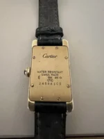Montre Cartier Tank Américaine, petite, 2000, or jaune massif 18 carats, réf. 1710, boîte et papiers, W2601556 - Image 15
