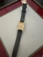 Montre Cartier Tank Américaine, petite, 2000, or jaune massif 18 carats, réf. 1710, boîte et papiers, W2601556 - Image 10