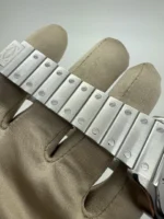 Montre automatique Cartier Santos 2018, cadran blanc, 39,8 mm, acier, WSSA0009 B+P - Image 3