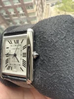 Montre automatique Cartier Tank Must XL 2022 en acier inoxydable WSTA0040 4324, ensemble complet - Image 11