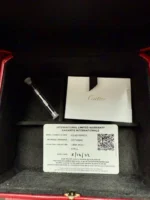 Montre automatique Cartier Tank Must XL 2022 en acier inoxydable WSTA0040 4324, ensemble complet - Image 2