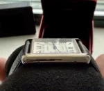 Montre automatique Cartier Tank Must XL 2022 en acier inoxydable WSTA0040 4324, ensemble complet - Image 8