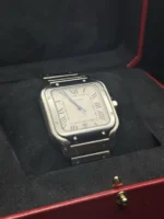 Montre Cartier Santos Grand Modèle WSSA0018 pour Homme en Acier Inoxydable 2023 - Image 4