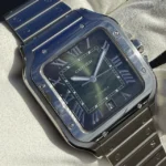 Montre Cartier Santos Grand Cadran Vert WSSA0062, 2024, Très bon état - Boîte et Papiers - Image 15