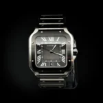 Montre Cartier Santos de Cartier 39,8 mm, cadran gris, bracelet en acier, 2025 (WSSA0037) - Image 16