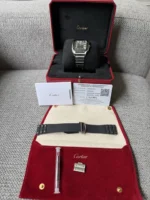 2025 Cartier Santos de Cartier WSSA0037 Noir ADLC Acier