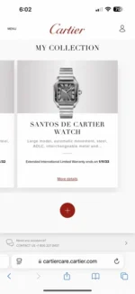 2025 Cartier Santos de Cartier WSSA0037 Noir ADLC Acier - Image 12