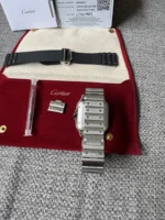 2025 Cartier Santos de Cartier WSSA0037 Noir ADLC Acier - Image 10