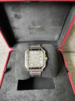 2025 Cartier Santos de Cartier WSSA0037 Noir ADLC Acier - Image 5