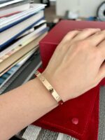 Bracelet CARTIER Love taille 17, or jaune, ensemble comple - Image 9