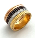 Auth Boucheron Quatre Classique Large Diamond Ring 18K, Size 51 - Image 10
