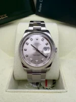 Authentique Rolex DateJust 36 d'occasion avec cadran diamant 116234, excellent état - Image 6