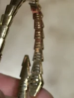 Bracelet Bvlgari Serpenti Viper en or jaune 18 carats, taille M - Image 5