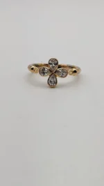 Bague Cartier en or tricolore 18 carats et diamants, taille 54 (UE) - 6,75 (US) - avec boîte - Image 7