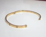 Bracelet jonc Love de Cartier | Or jaune 18 carats | Certificat et écrin | Taille 19 - Image 11