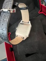 Montre Cartier Santos 31,5 mm WSSA0085 Dumont en acier inoxydable d'occasion - Image 2