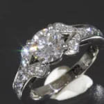 Bague Cartier diamant 0,73 ct VVS2 G 3EX US6 Pt950 boîte GIA nouvellement polie 5923A - Image 11