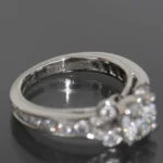 Bague Cartier diamant 0,73 ct VVS2 G 3EX US6 Pt950 boîte GIA nouvellement polie 5923A - Image 9