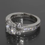Bague Cartier diamant 0,73 ct VVS2 G 3EX US6 Pt950 boîte GIA nouvellement polie 5923A - Image 8