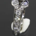 Bague Cartier diamant 0,73 ct VVS2 G 3EX US6 Pt950 boîte GIA nouvellement polie 5923A - Image 7