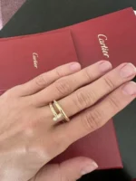 Cartier Juste Un Clou Ring 49mm US 5 18K Yellow Classic Model - Image 7