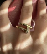 Cartier Juste Un Clou Ring 49mm US 5 18K Yellow Classic Model - Image 6