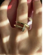 Cartier Juste Un Clou Ring 49mm US 5 18K Yellow Classic Model - Image 4