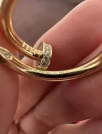 Cartier Juste Un Clou Ring 49mm US 5 18K Yellow Classic Model - Image 2