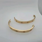 Bracelet Cartier Love en or jaune 18 carats, taille 18, fermoir à vis, neuf, avec boîte et papier - Image 3
