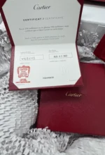 Bracelet jonc Love de Cartier | Or jaune 18 carats | Certificat et écrin | Taille 19 - Image 4