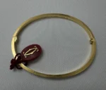 Bracelet jonc Love de Cartier | Or jaune 18 carats | Certificat et écrin | Taille 19 - Image 2