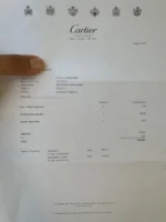 Bracelet Cartier Love en or rose 18 carats, nouvelle version, taille 16, avec boîte et papiers - B4000 - Image 9