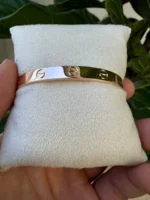 Bracelet Cartier Love en or rose 18 carats, nouvelle version, taille 16, avec boîte et papiers - B4000 - Image 4