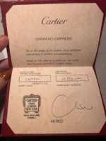 Bracelet jonc Love Cartier en or rose 18 carats 750, taille 16 cm, avec tournevis - Image 3