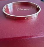 Bracelet Love Cartier - Modèle Classique - Or rose 18 carats - 21 cm - Coffret et certificat 2022 - Image 7