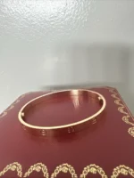 Bracelet Love Cartier - Modèle Classique - Or rose 18 carats - 21 cm - Coffret et certificat 2022 - Image 2