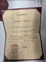 Bracelet Cartier Love Modèle Classique 4 Diamants Or Blanc Taille 17 - Image 10