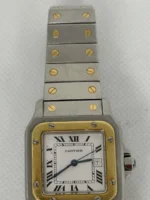 Montres Cartier Santos Date Réf. 81036288 Cadran Blanc Automatique 29 mm 2961 - Image 4