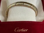 Bracelet Cartier Panthère Cougar Trinity en or jaune, blanc et rose 18 carats, service 2025 - Image 17