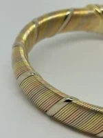 Bracelet Cartier Panthère Cougar Trinity en or jaune, blanc et rose 18 carats, service 2025 - Image 8