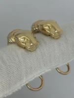 Boucles d'oreilles Trinity Cartier Panthère Cougar en or jaune, blanc et rose 18 carats, service 2025 - Image 17