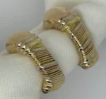 Boucles d'oreilles Trinity Cartier Panthère Cougar en or jaune, blanc et rose 18 carats, service 2025 - Image 9