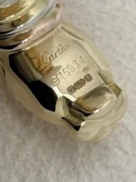 Boucles d'oreilles Trinity Cartier Panthère Cougar en or jaune, blanc et rose 18 carats, service 2025 - Image 2