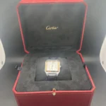 Montre homme Cartier Santos Dumont W2SA0011, cadran argenté, boîte et papiers - Image 15